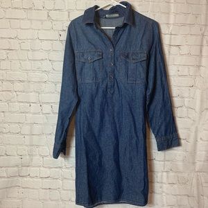 Behind the Scene Denim Dress Size Small